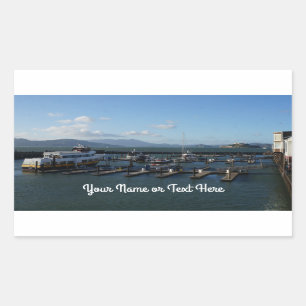 Adesivo Retangular San Francisco Pier 39 #9 Stickers