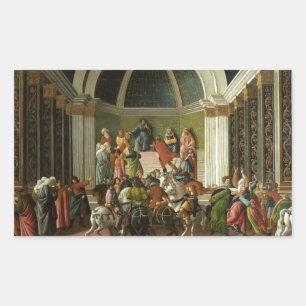 Adesivo Retangular Sandro Botticelli - A História de Virgínia