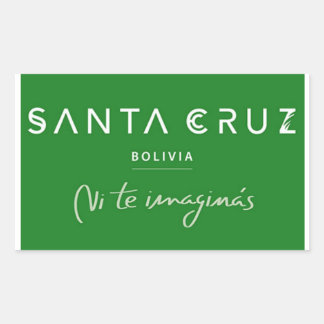 Adesivo Retangular Santa Cruz ni te imaginas