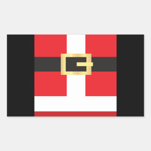 Adesivo Retangular Santas Belt