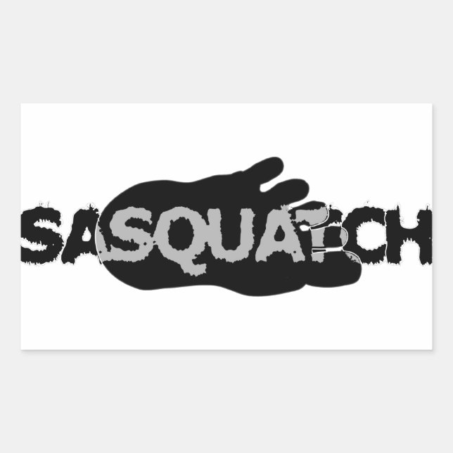 Adesivo Retangular Sasquatch (Frente)