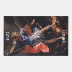 Adesivo Retangular "SAVE EUROPE" Archangel Michael