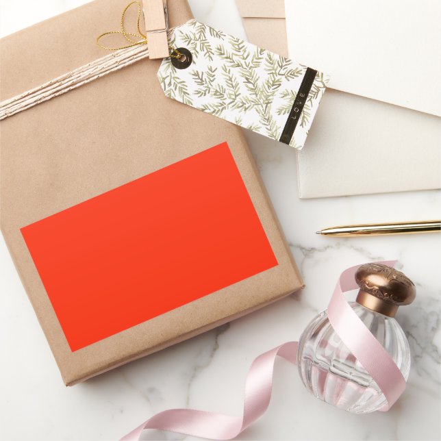 Adesivo Retangular Scarlet (Presentear)