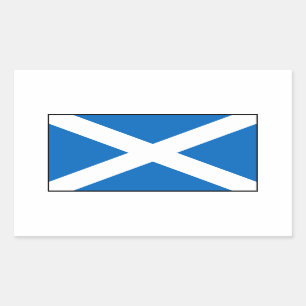 Adesivo Retangular Scotland - bandeira escocesa