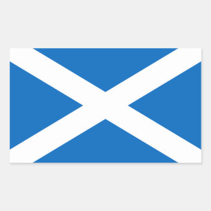 Adesivo Retangular Scotland Flag Sticker