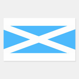 Adesivo Retangular Scotland Flag Sticker