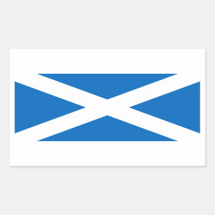 Adesivo Retangular Scotland/Scottish Flag - Reino Unido