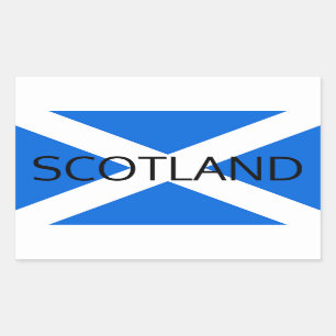 Adesivo Retangular Scottish Flag Scotland stkcn