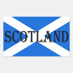 Adesivo Retangular Scottish Flag Sticker arc1
