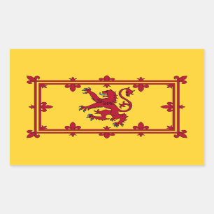 Adesivo Retangular Scottish Royal Banner, Escócia