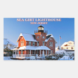 Adesivo Retangular Sea Girt Lighthouse, New Jersey Stickers