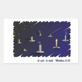 Adesivo Retangular Seja Sal, Seja Leve