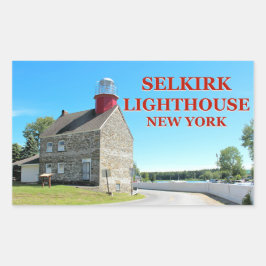 Adesivo Retangular Selkirk Lighthouse, New York Stickers
