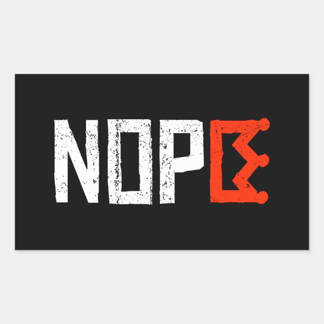 Adesivo Retangular Sem Kings Sem Texto de Protesto Assinar Texto Negr (Frente)