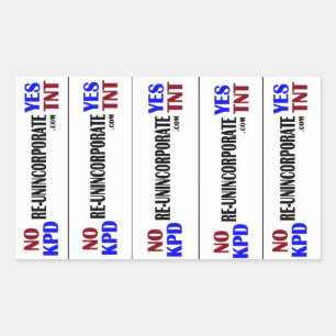 Adesivo Retangular Sem KPD Sim TNT