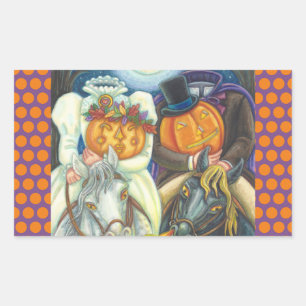 ADESIVO RETANGULAR SENHOR DE SONO OCIOSO DE CASAMENTO HALLOWEEN STICK