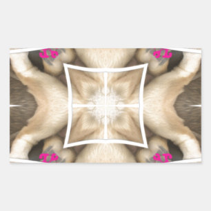 Adesivo Retangular Serengeti Splendor: Oculto de Animais Vibrantes