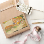 Adesivo Retangular Serpentes d'água II por Gustav Klimt, Art Nouveau<br><div class="desc">Serpentes d'água II (1904-1907) de Gustav Klimt é uma pintura de retrato de arte vitoriana do simbolismo das belas artes. As Serpentes de Água II (também conhecido por Wasserschlangen II) são a pintura de seguimento a Serpentes de Água I. Serpentes de Água II apresenta um grupo de ninfas de água...</div>