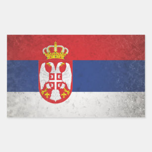 Adesivo Retangular Sérvia