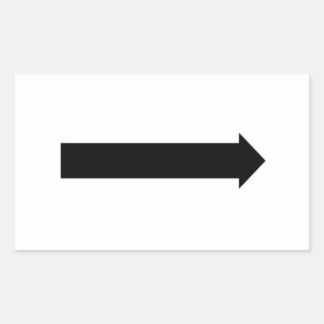 Adesivo Retangular Seta (Frente)
