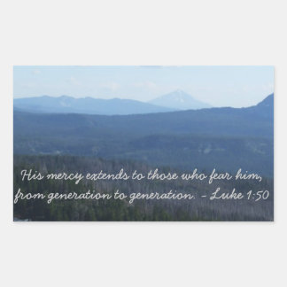 Adesivo Retangular Seu compaixão