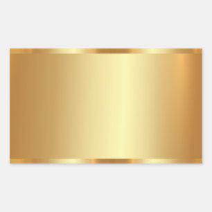 Adesivo Retangular Seu logotipo de texto personalizado Glamor Vazio D