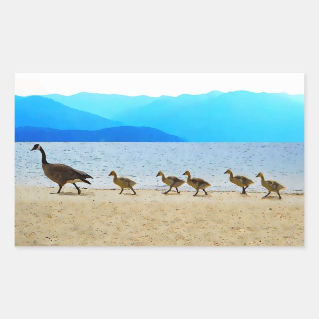 Adesivo Retangular Shore Patrol Canada Geese (Frente)