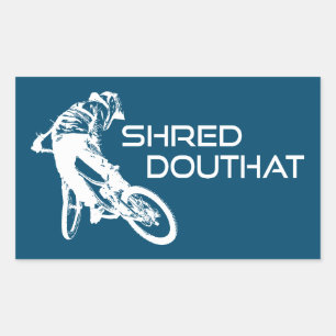 Adesivo Retangular Shred Douthat State Park Virginia Mountain Biking