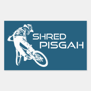 Adesivo Retangular Shred Pisgah North Carolina