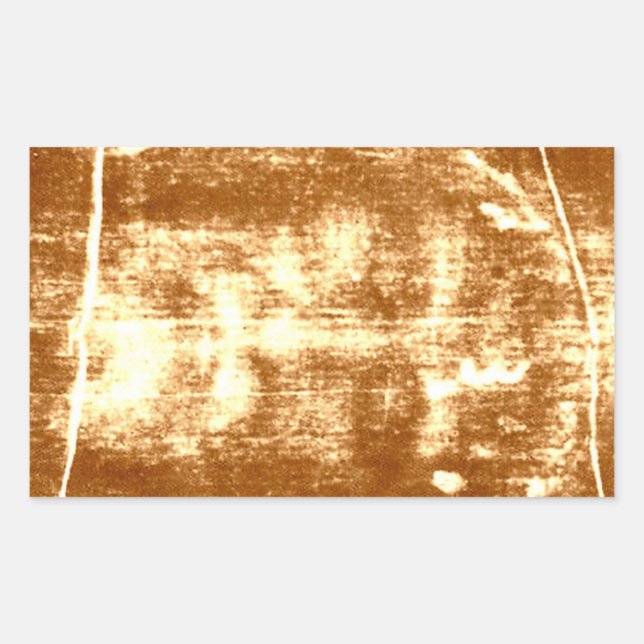 Adesivo Retangular SHROUD of TURIN (Frente)