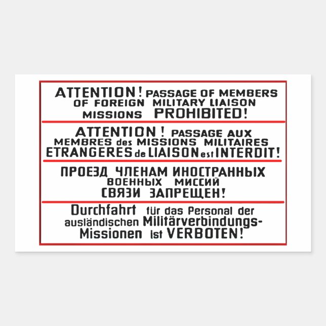 Adesivo Retangular Sinais de missão (Frente)