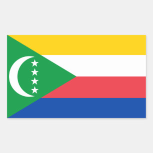 Adesivo Retangular Sinalizador Comores