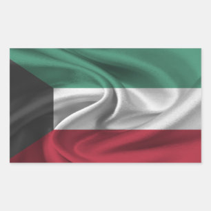 Adesivo Retangular Sinalizador Kuwait