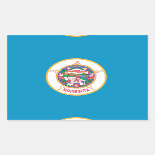 Adesivo Retangular Sinalizador MINNESOTA -