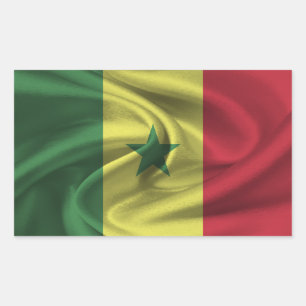 Adesivo Retangular Sinalizador Senegal