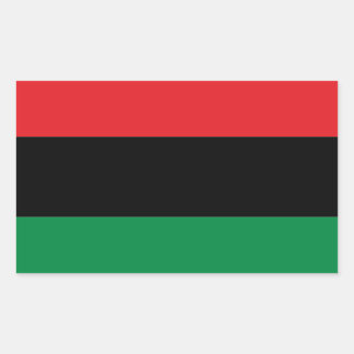 Adesivo Retangular Sinalizador vermelho preto e verde