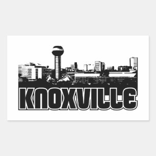 Adesivo Retangular Skyline de Knoxville