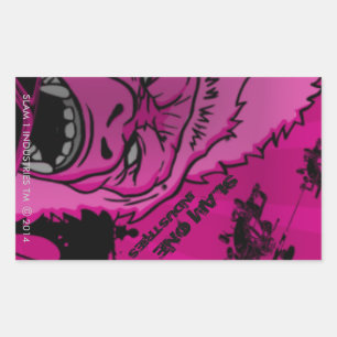 ADESIVO RETANGULAR SLAM ONE INDUSTRIES STICKER