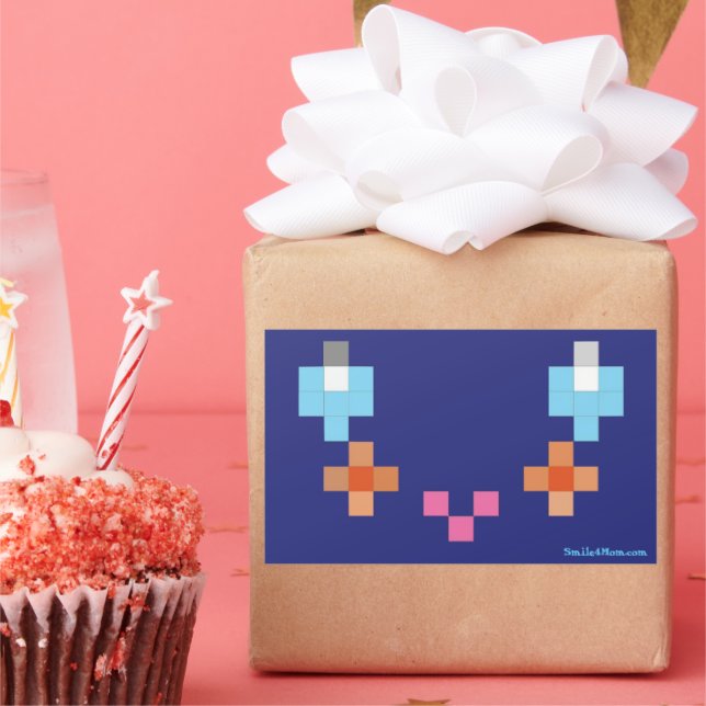 Adesivo Retangular Smile4Mãe Sticker (Festa)