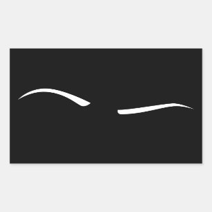 Adesivo Retangular Sobrancelha aumentada (branca)