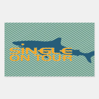 Adesivo Retangular Solteiro em Tour