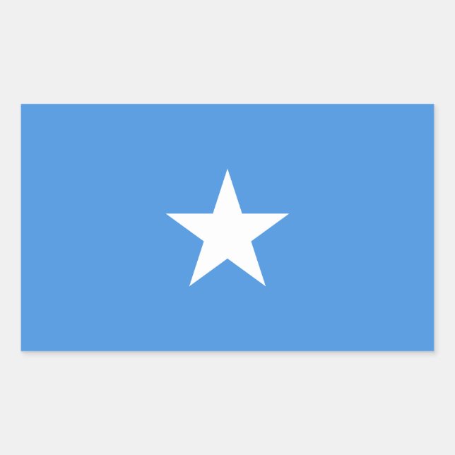 Adesivo Retangular Somalia Flag (Frente)