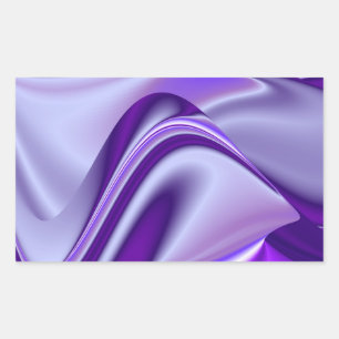 Adesivo Retangular Sonhos de Arco-Íris de Flor Roxo