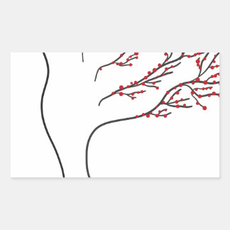 Adesivo Retangular Soprando o vento