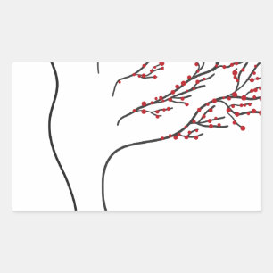 Adesivo Retangular Sopro no vento