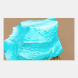 Adesivo Retangular Sorvete com macro waffle