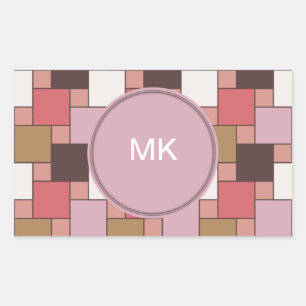 Adesivo Retangular Sorvete da pastilha elástica