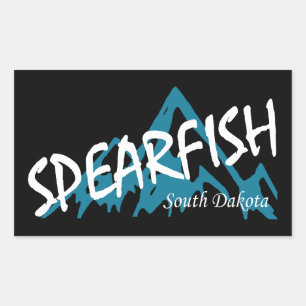 Adesivo Retangular Spearfish Dakota do Sul Montanha