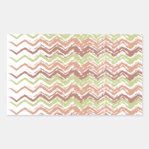 Adesivo Retangular Spice Scribble Chevron ZigZag