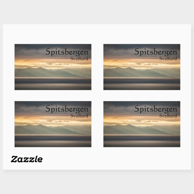 Adesivo Retangular Spitsbergen Svalbard (Folha)